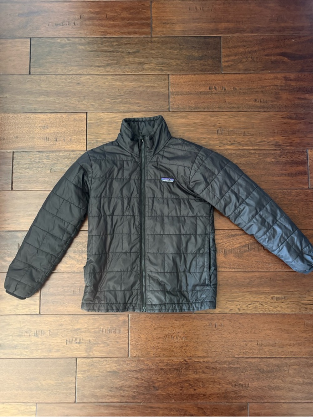 Patagonia Kid’s 7-8 Insulated Black Jacket